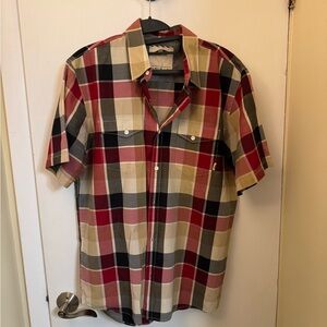 Van’s Off the Wall Men's Plaid Short Sleeve Shirt